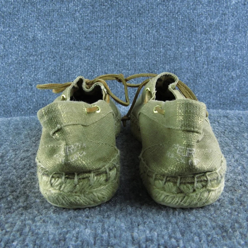 SPERRY Women's  Espadrille Brown Fabric Size‎ 8M Gently Used 2025